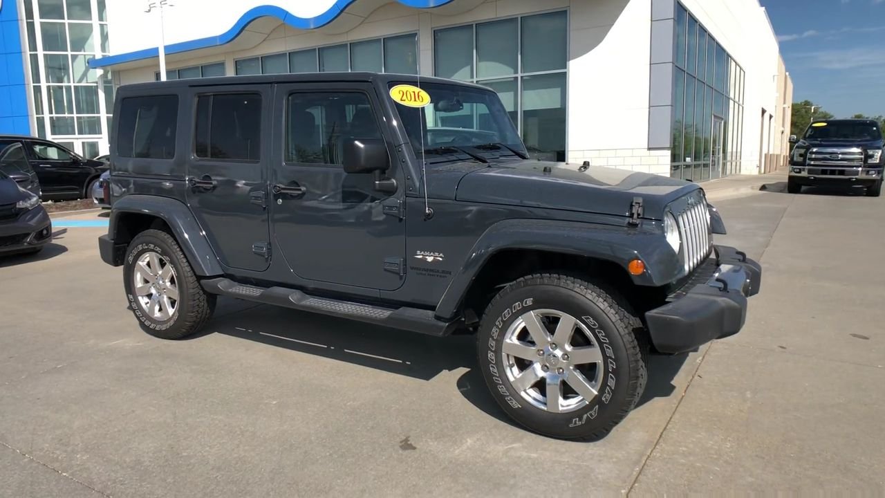 Pre-Owned 2016 Jeep Wrangler Unlimited Sahara in Kansas City #AC13034A ...