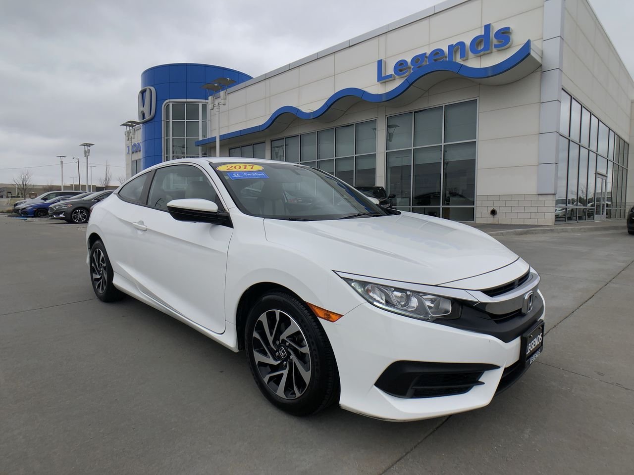 Certified Pre-Owned 2017 Honda Civic Coupe LX in Kansas City #CI07788A ...